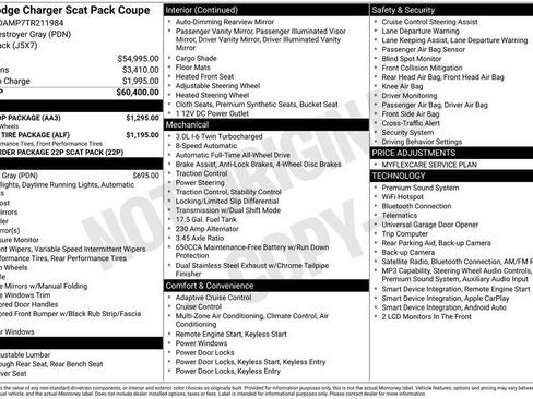 New 2026 Dodge Charger Scat Pack w/ Blacktop Package AWD/4WD image 3