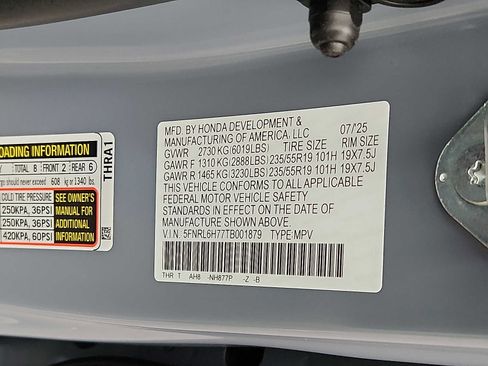 Certified 2026 Honda Odyssey Sport-L image 27