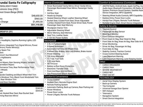 Certified 2025 Hyundai Santa Fe Calligraphy image 10