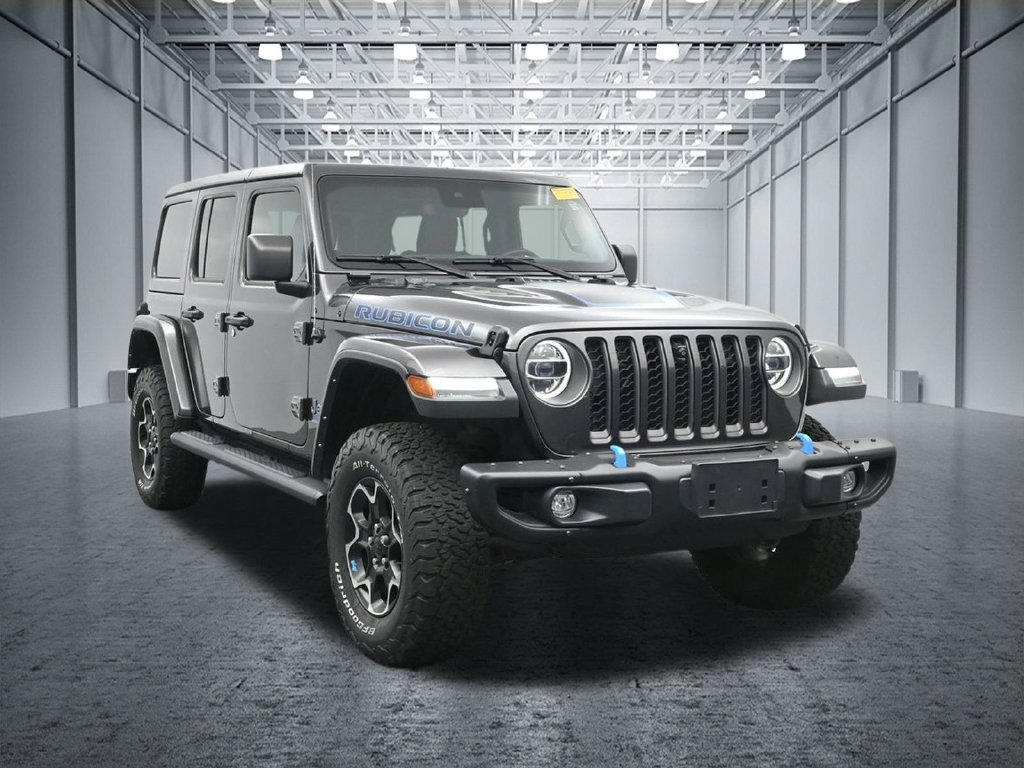 Used 2021 Jeep Wrangler Unlimited Rubicon 4xe w/ Steel Bumper Group AWD/4WD image 3