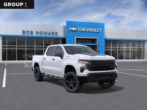 New 2026 Chevrolet Silverado 1500 Custom Trail Boss w/ Turbomax Blackout Package AWD/4WD image 1