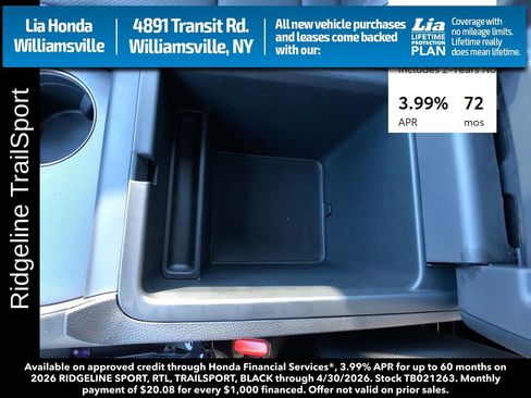 New 2026 Honda Ridgeline TrailSport image 22