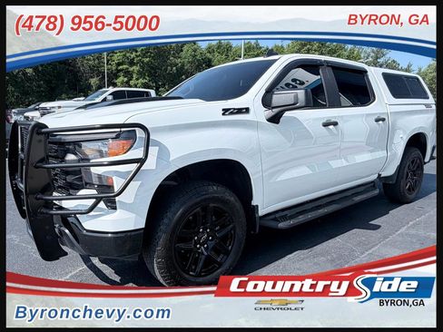 Used 2024 Chevrolet Silverado 1500 Custom Trail Boss w/ LPO, Dark Essentials Package AWD/4WD image 1