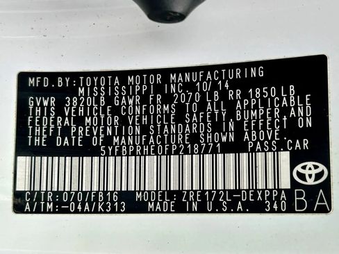 Used 2015 Toyota Corolla LE image 22