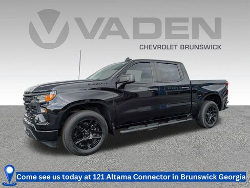 Used 2024 Chevrolet Silverado 1500 Custom w/ LPO, Dark Essentials Package RWD image 1
