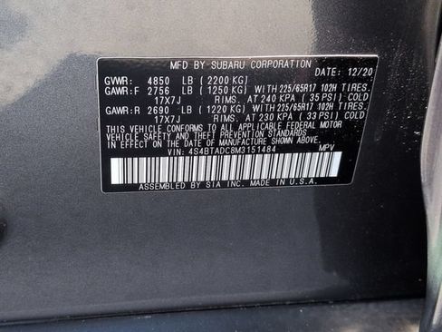Used 2021 Subaru Outback Premium AWD/4WD image 38