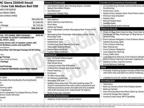 Used 2025 GMC Sierra 2500 Denali Ultimate AWD/4WD image 37
