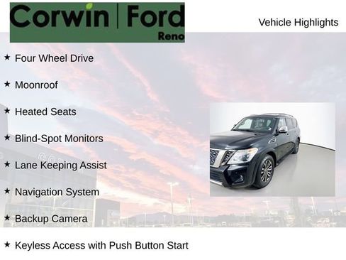 Used 2019 Nissan Armada Platinum w/ Captain's Chairs Package AWD/4WD image 8