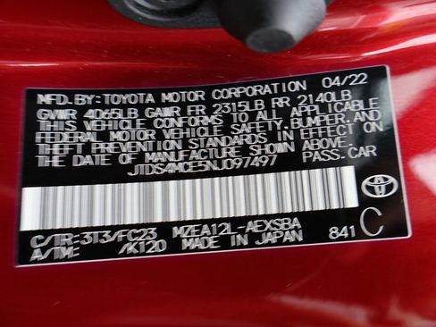 Used 2022 Toyota Corolla SE FWD image 31