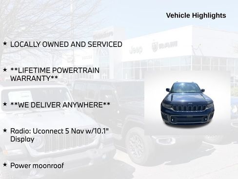 Used 2023 Jeep Grand Cherokee L Overland w/ MOPAR Finishing Package AWD/4WD image 5