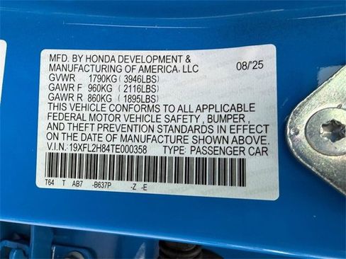 Certified 2026 Honda Civic Sport image 21