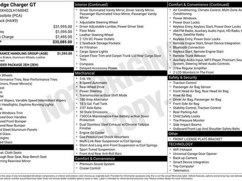 Used 2020 Dodge Charger GT w/ Performance Handling Group image 9