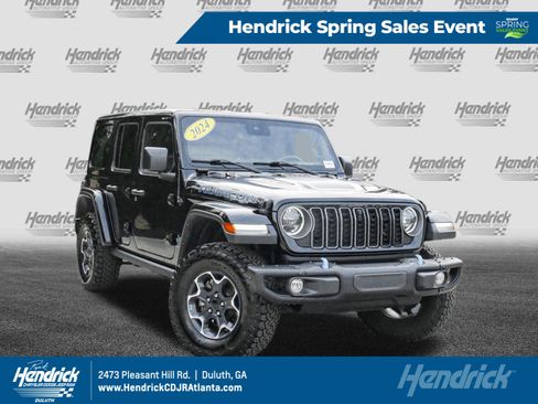 Used 2024 Jeep Wrangler Unlimited Rubicon 4xe AWD/4WD image 1