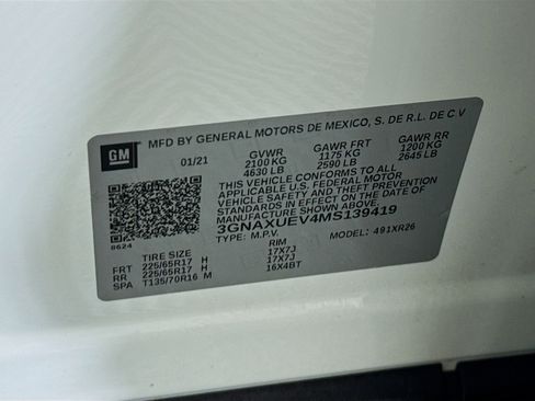 Used 2021 Chevrolet Equinox LT AWD/4WD image 52