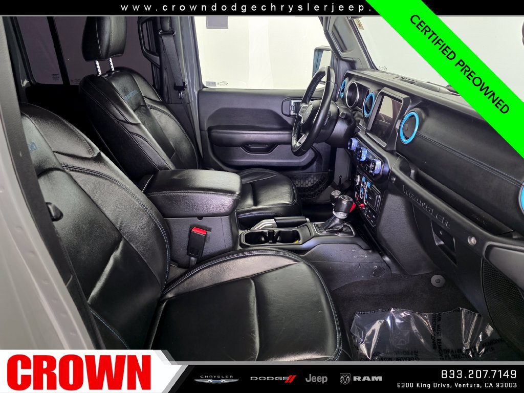 Used 2021 Jeep Wrangler Unlimited Rubicon 4xe w/ Steel Bumper Group AWD/4WD image 12