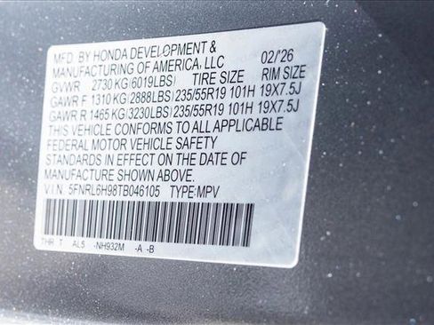 New 2026 Honda Odyssey Elite image 27