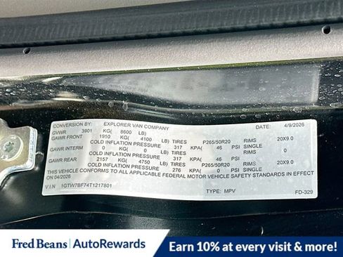 New 2026 GMC Savana 2500 Extended w/ Driver Convenience Package RWD image 20