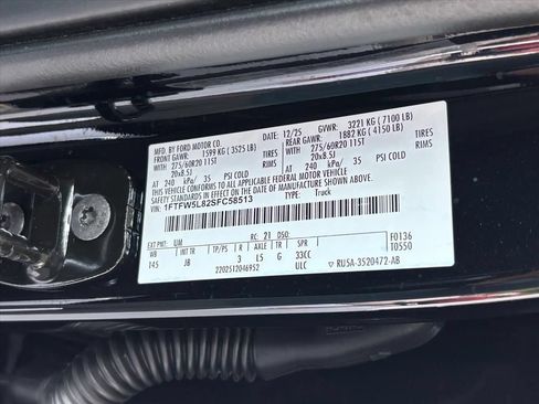 Used 2025 Ford F150 Lariat w/ Equipment Group 501A Mid AWD/4WD image 30