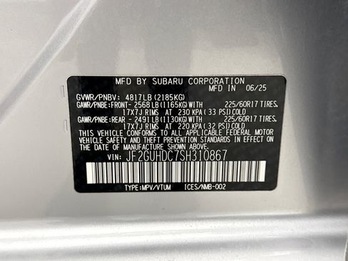 Used 2025 Subaru Crosstrek 2.0i Premium image 12