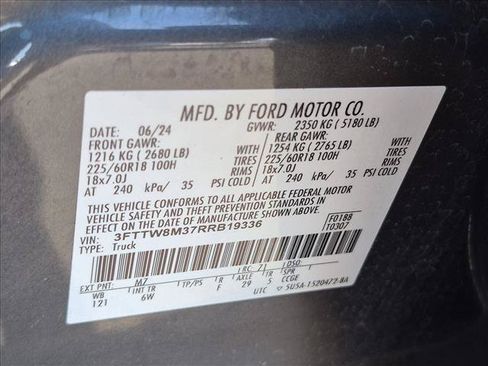 Used 2024 Ford Maverick Lariat w/ Black Appearance Package FWD image 27