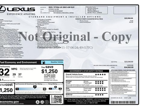 Used 2021 Lexus UX 200 image 51