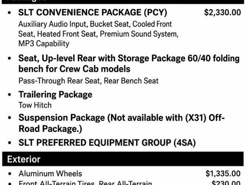 Used 2026 GMC Sierra 2500 SLT w/ SLT Convenience Package AWD/4WD image 6