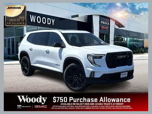 New 2026 GMC Acadia Elevation w/ Black Edition AWD/4WD image 1