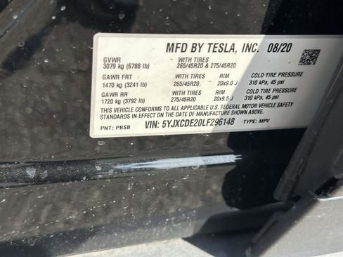 Used 2020 Tesla Model X Long Range AWD/4WD image 17