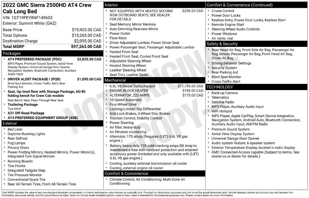 Used 2022 GMC Sierra 2500 AT4 w/ AT4 Preferred Package AWD/4WD image 37