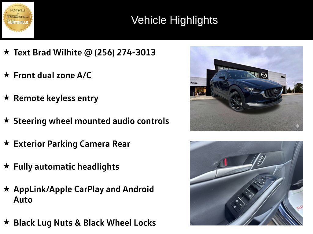 Certified 2024 MAZDA CX-30 AWD 2.5 S w/ Select Sport Pkg image 7