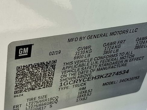 Used 2019 Chevrolet Silverado 1500 Custom Trail Boss w/ Custom Convenience Package AWD/4WD image 26