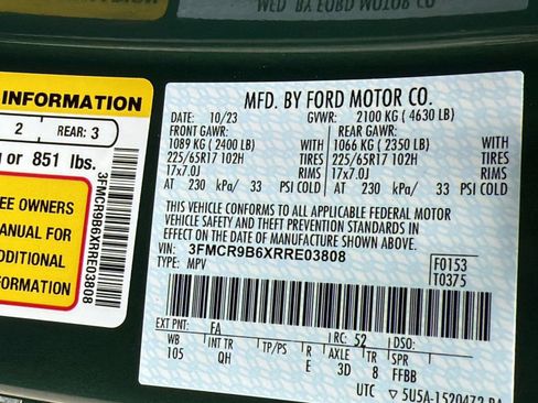 Used 2024 Ford Bronco Sport Big Bend w/ Convenience Package AWD/4WD image 23