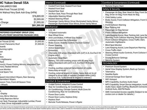 Used 2024 GMC Yukon Denali RWD image 4
