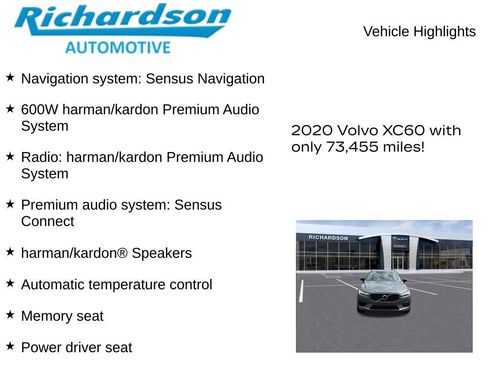 Used 2020 Volvo XC60 T5 R-Design w/ Protection Package Premier image 11