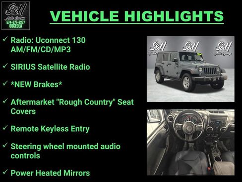 Used 2015 Jeep Wrangler Unlimited Sport w/ Quick Order Package 24S AWD/4WD image 3