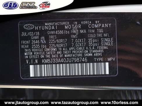 Used 2018 Hyundai Tucson SEL w/ Cargo Package FWD image 26