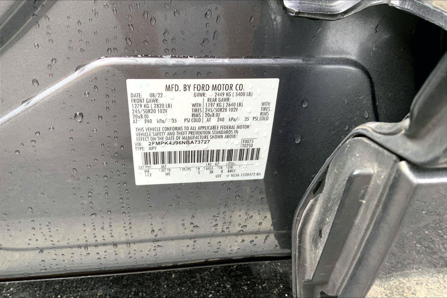 Used 2022 Ford Edge ST-Line w/ Class II Trailer Tow Package AWD/4WD image 31
