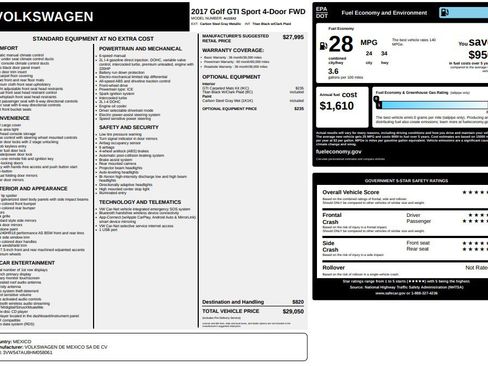 Used 2017 Volkswagen GTI Sport image 22