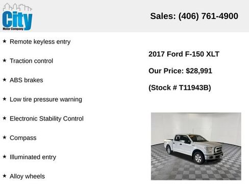 Used 2017 Ford F150 XLT AWD/4WD image 7