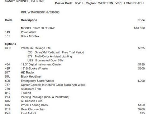 Certified 2022 Mercedes-Benz GLC 300 image 2