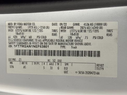 Used 2022 Ford F250 XL w/ STX Appearance Package image 53