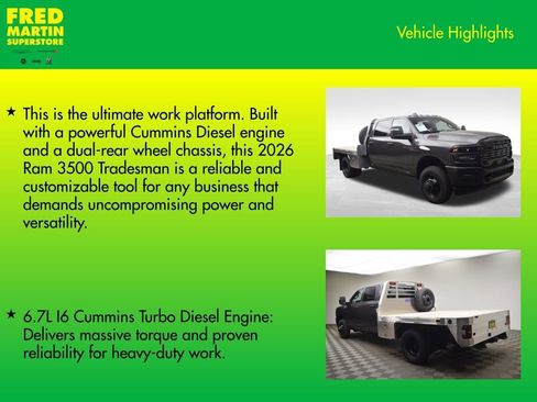 New 2026 RAM 3500 Tradesman image 8