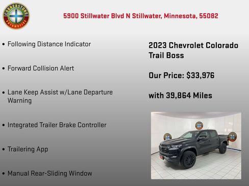 Used 2023 Chevrolet Colorado Trail Boss w/ Advanced Trailering Package image 20