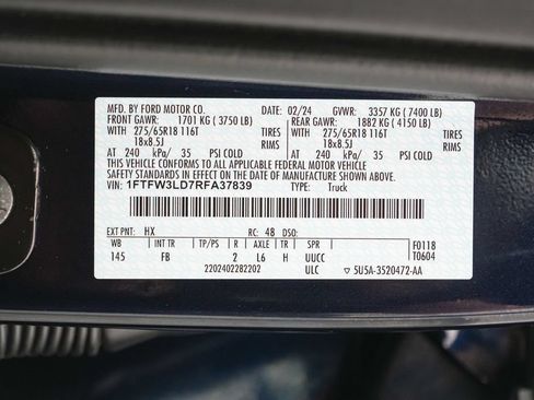 Certified 2024 Ford F150 XLT w/ Equipment Group 302A MID AWD/4WD image 24