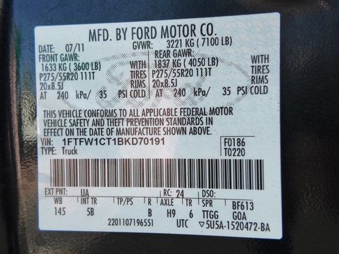 Used 2011 Ford F150 FX2 w/ FX Luxury Pkg image 15