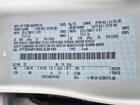 New 2025 Ford Ranger XL image 31