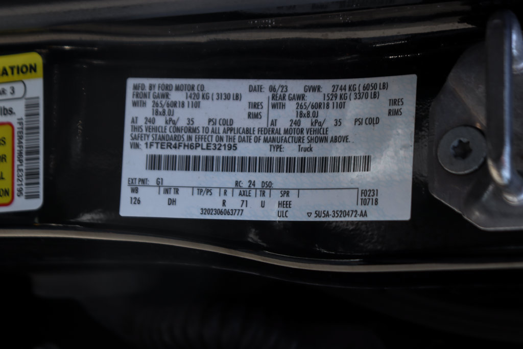 Used 2023 Ford Ranger Lariat w/ Equipment Group 501A High AWD/4WD image 49