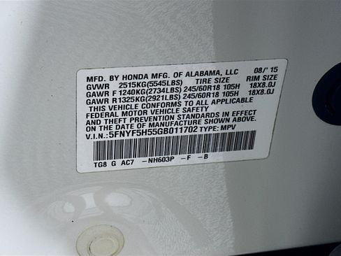 Used 2016 Honda Pilot EX-L image 12