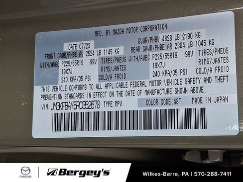Certified 2024 MAZDA CX-5 Carbon Edition AWD/4WD image 31
