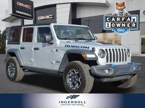 Used 2023 Jeep Wrangler Unlimited Rubicon 4xe w/ Cold Weather Group AWD/4WD image 1